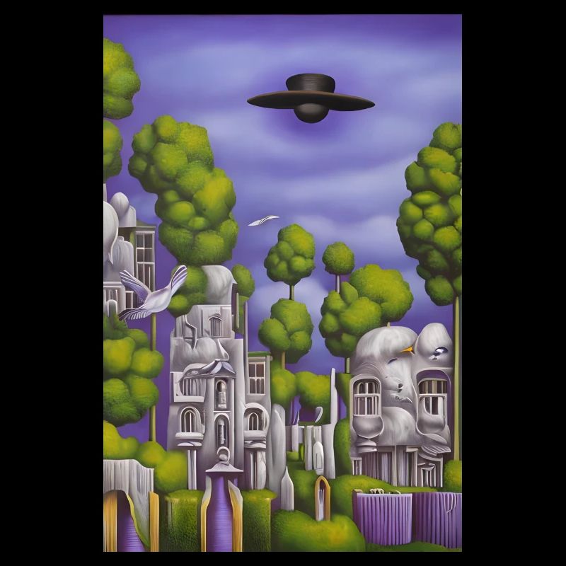 Des arbres devant le ciel