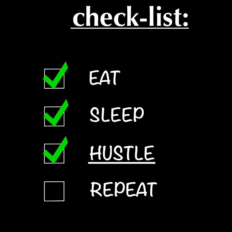 Checklist: hustle design