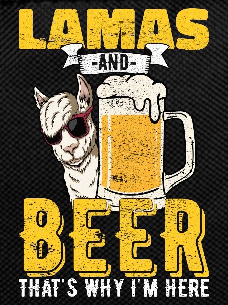 Llamas Beer Alcohol Saying Gift