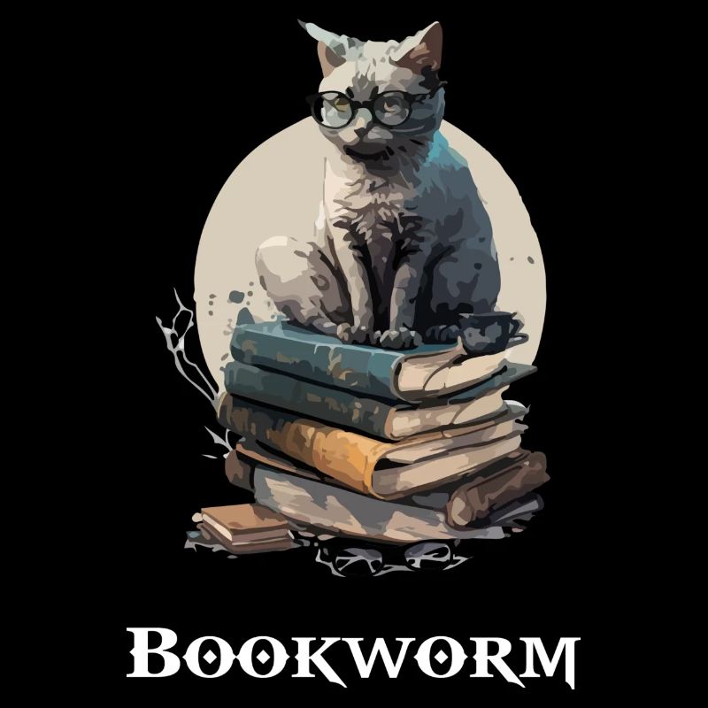 Bookworm the learned cat