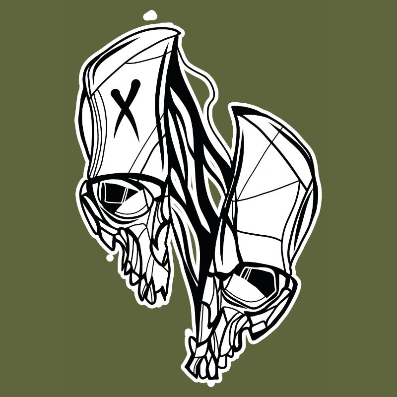 Split Skull // Illustration