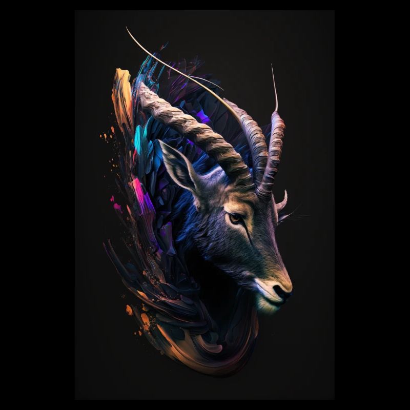neon steinbock