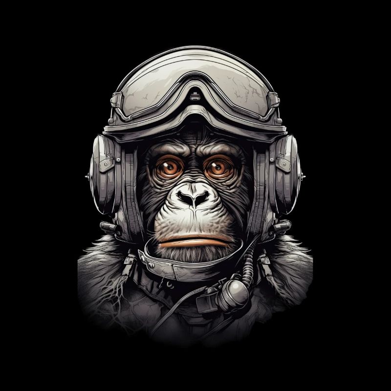Pilot Monkey Digital Art