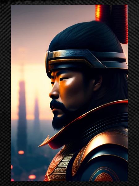 Futuristische Samurai