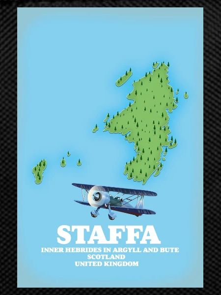 Staffa Scotland map