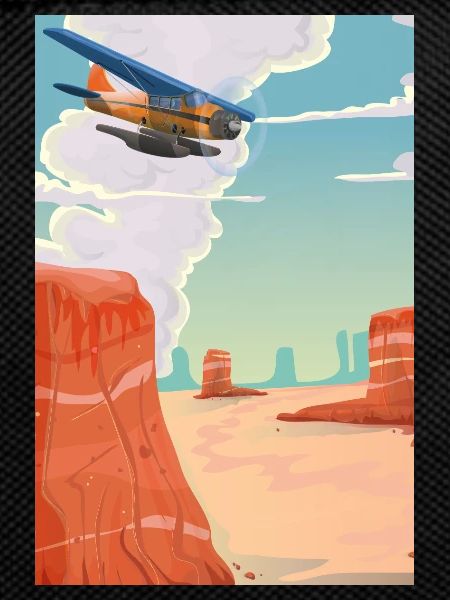Cartoon Grand Canyon