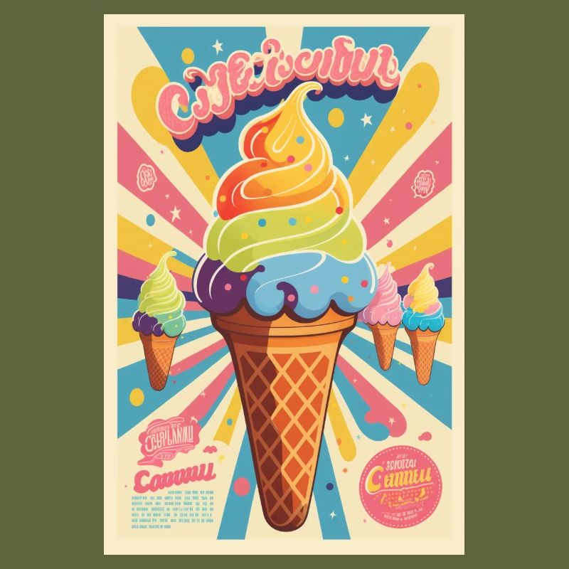 Eiscreme-Stil