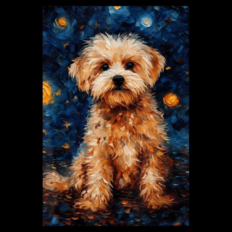 Poodle Dog Art