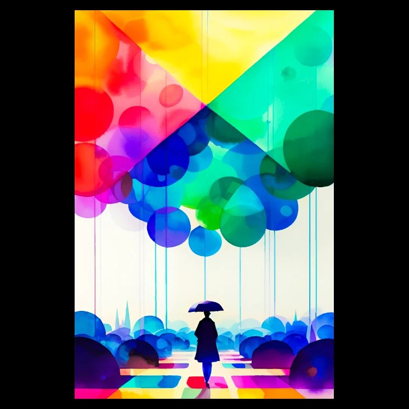 Regenbogen Regen