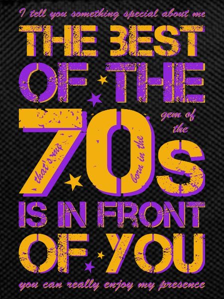 70s the seventies 70's