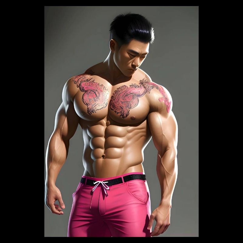 Pinker Drache