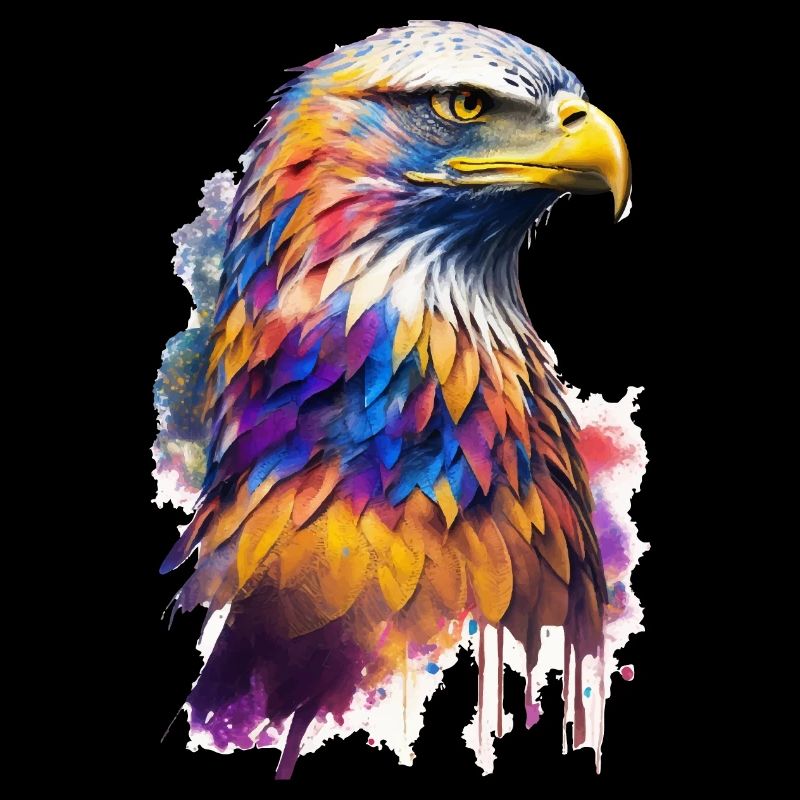 Adler Wasserfarbe