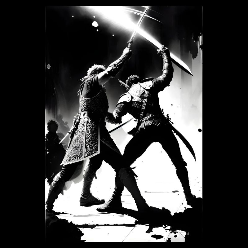 Deux arts de combat de samouraïs