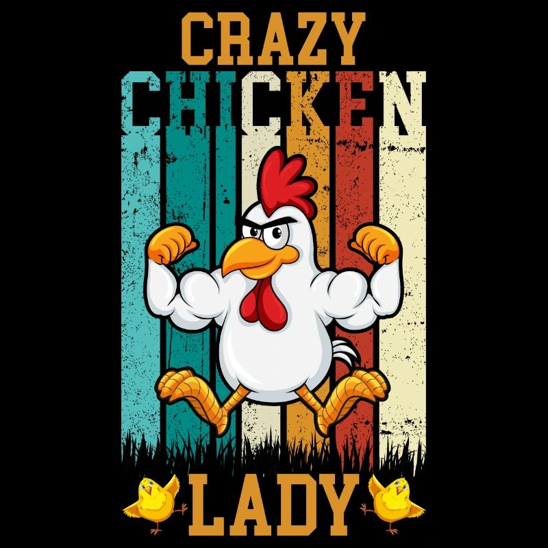 Chicken Lady Chickens Farmer Chicken Lovers