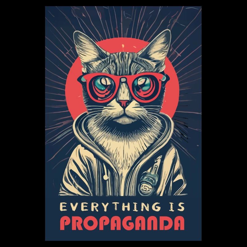 Everything is propaganda cat