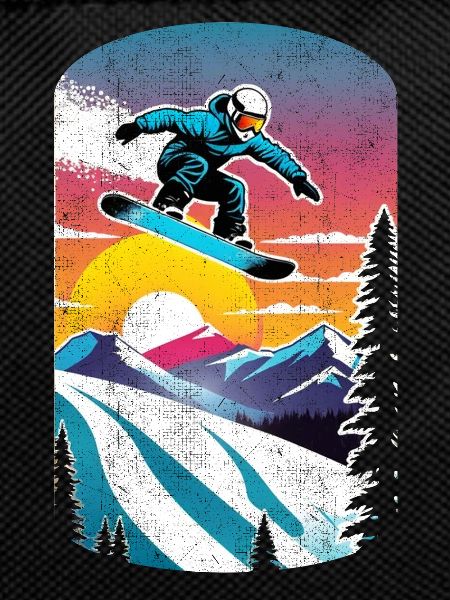 Snowboarding, snow and skiing