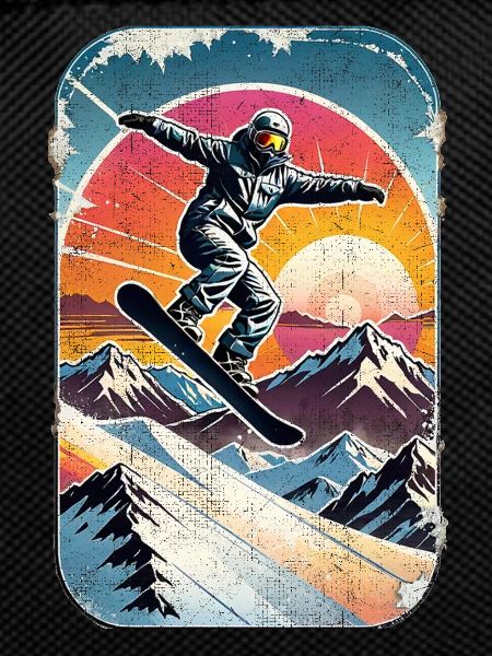 Snowboarding, snow and skiing