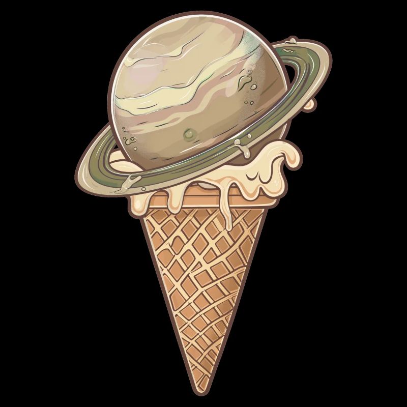 Eis-Planet Saturn