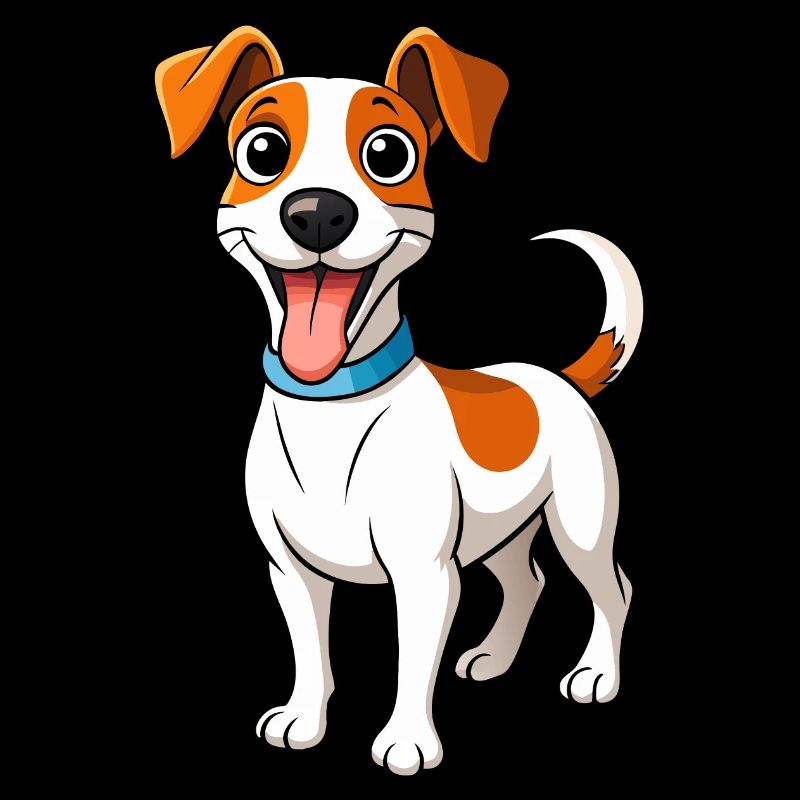 Energetic Jack Russell Terrier