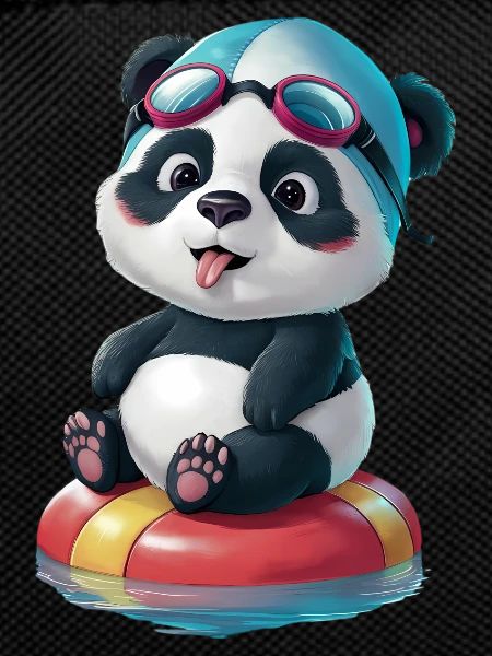 Panda's Swimming Adventure!