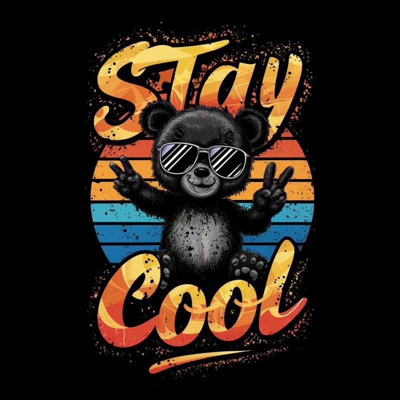 Stay Cool - Funny Bear - Bear