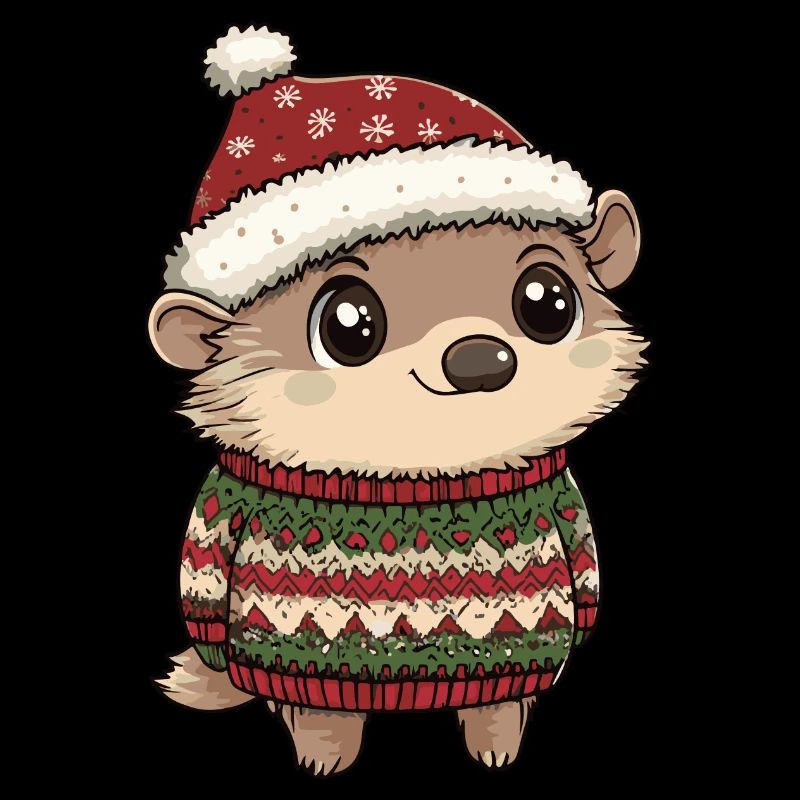 Hedgehog Christmas