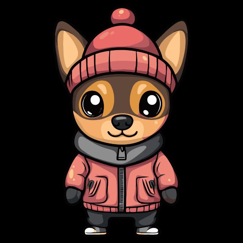 Pinscher Dog Winter