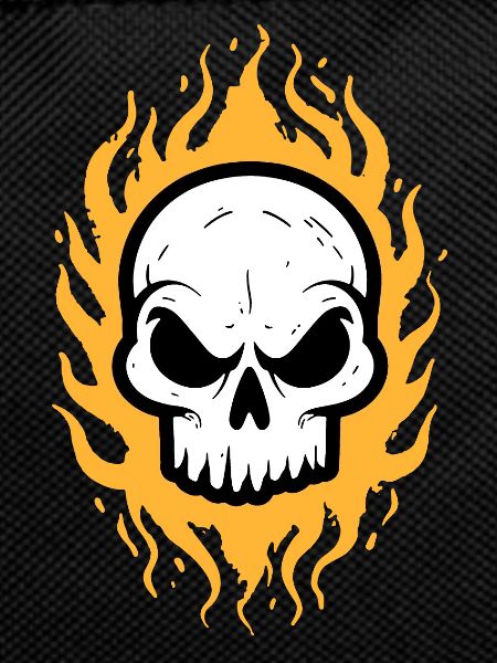 Flames Skull