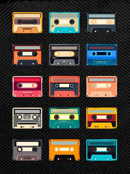 Retro Kassette 70s 80s 90s