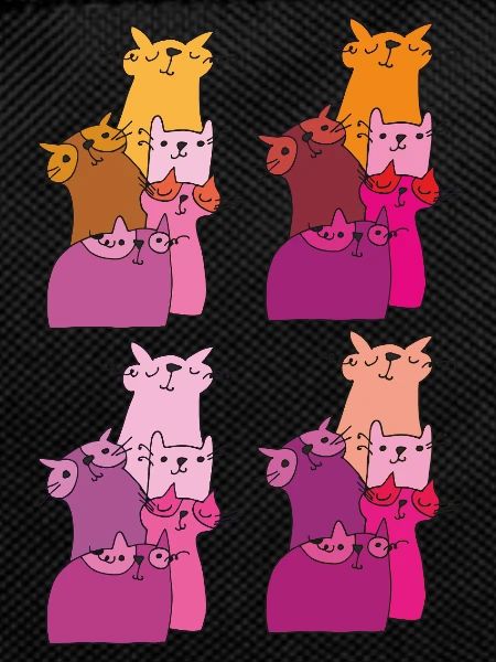 katzen treffen muster