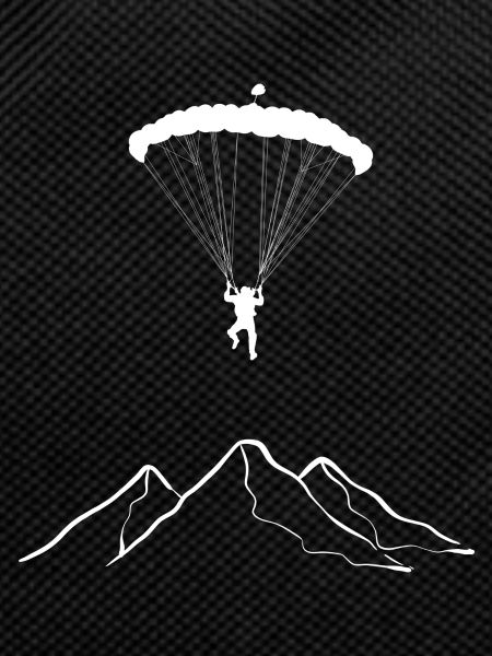 Paragliding mountains. Mountaineer Gift