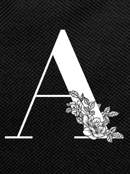Letter A Flower