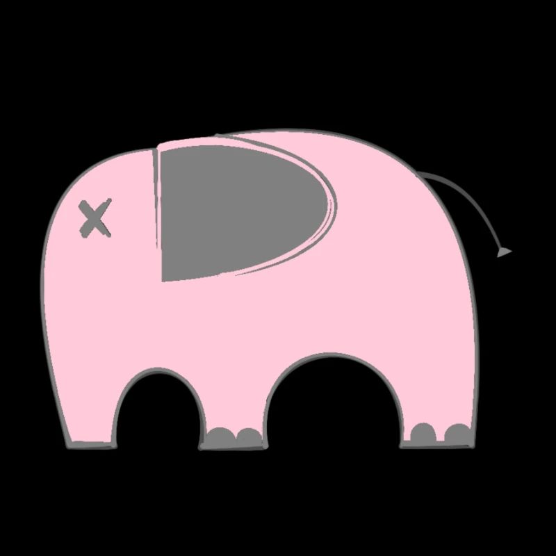 Pink elephant