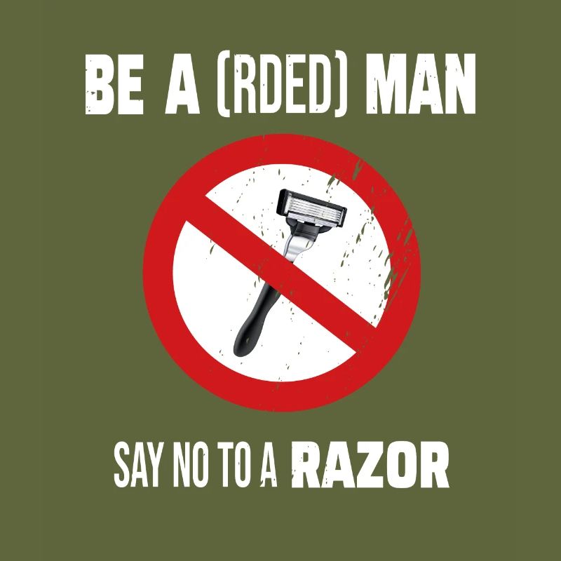Bart Statement Say No To A Razor Bartträger