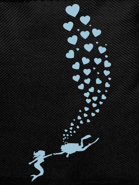 Diver mermaid love