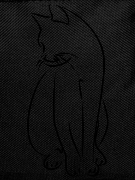 Cat cats kitty outline 1c