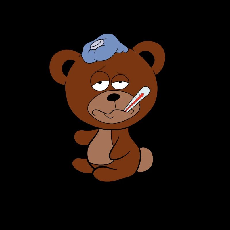 Sick bear flu influenza