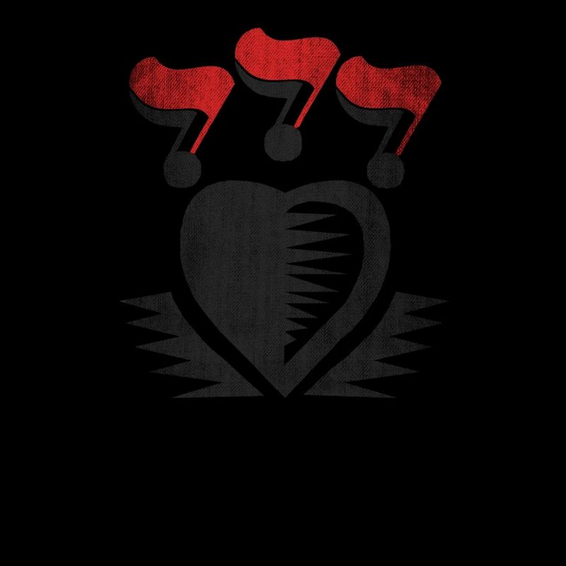 DRAPEAU ANTIFA HEART