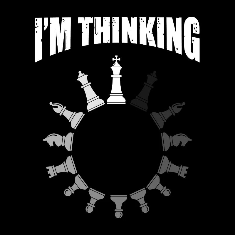 Chess King Chess Queen Chessmaster I´m Thinking