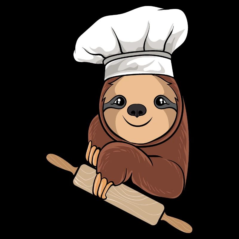 Faultier Bäcker - Backen