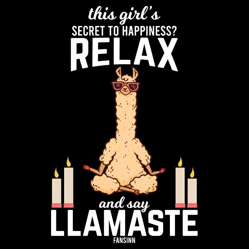 le lama méditatif se détend sans stress