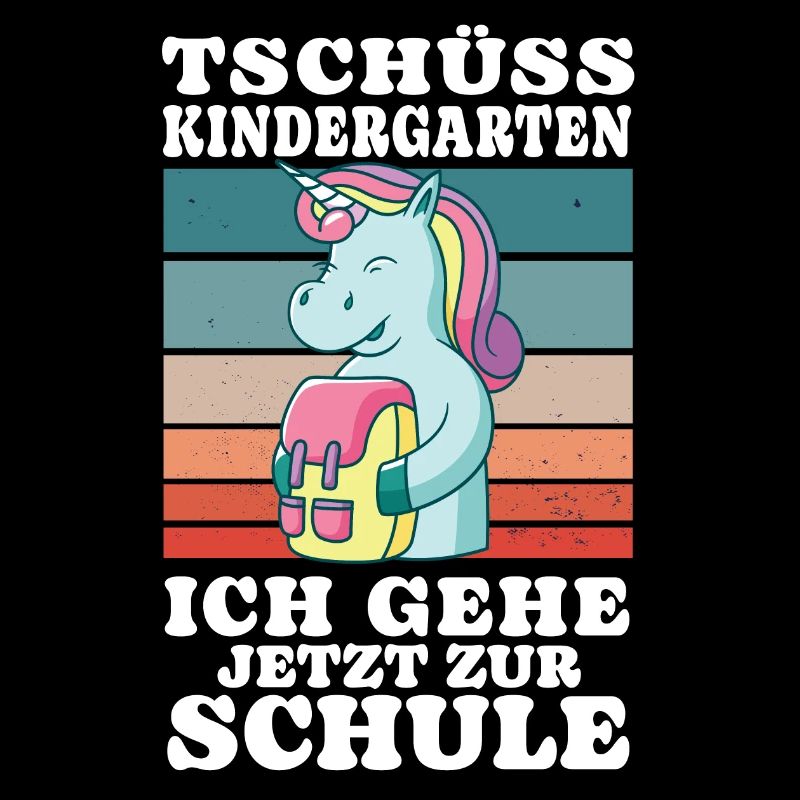 Einschulung Einhorn Tschüss Kindergarten