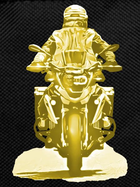 Motorcyclist gold