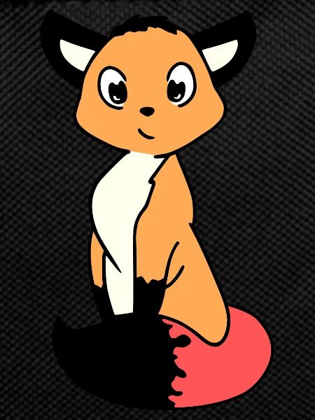 Cute Ink Fox Character