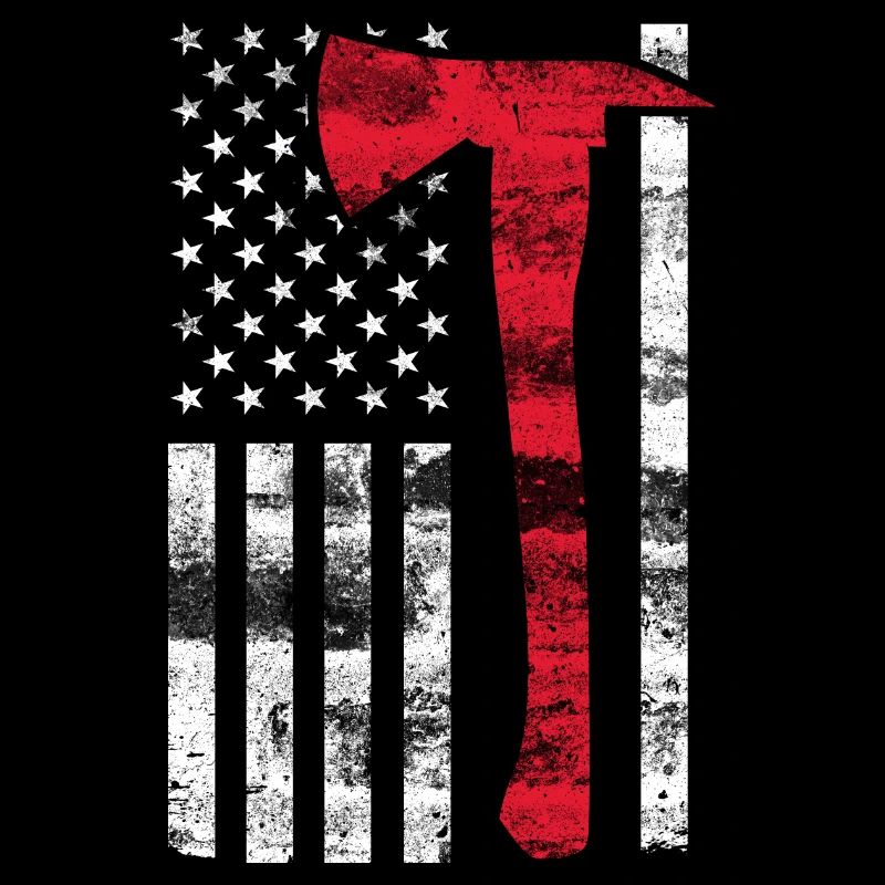Fireman Axe – Fire Department Patriot Firefighter