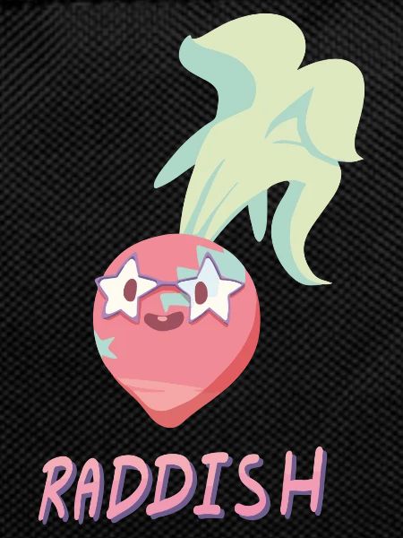Cute Cartoon Radish