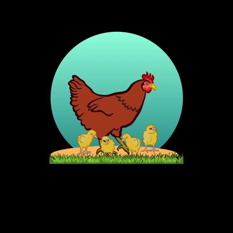 Mon truc c'est mon jardin et mes poules
