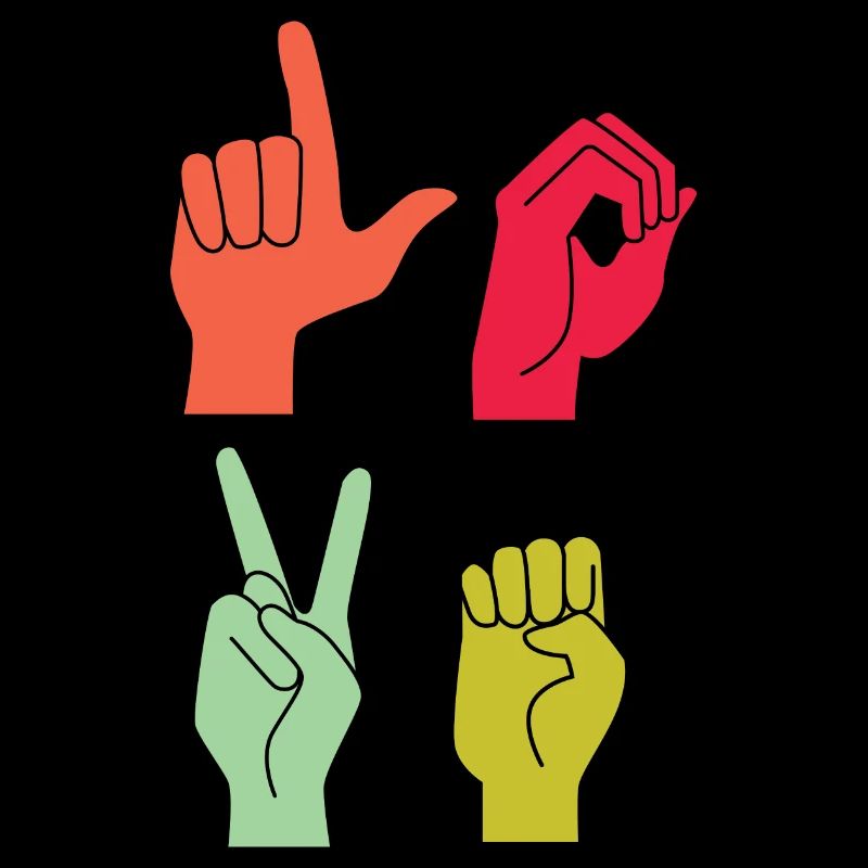 Love Sign ASL Deaf Pride