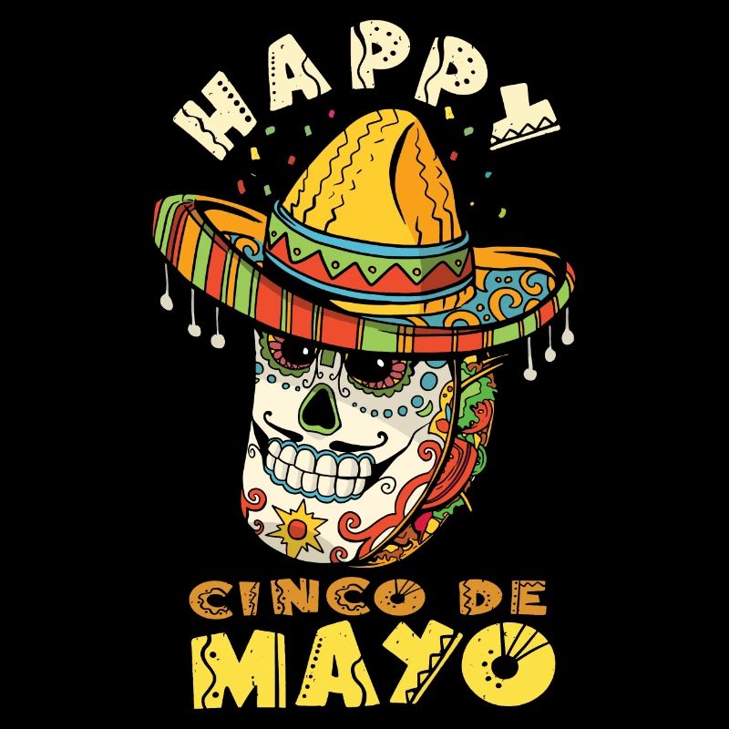 Dabbing Mexican Taco Cinco de Mayo Boys Men Sugar