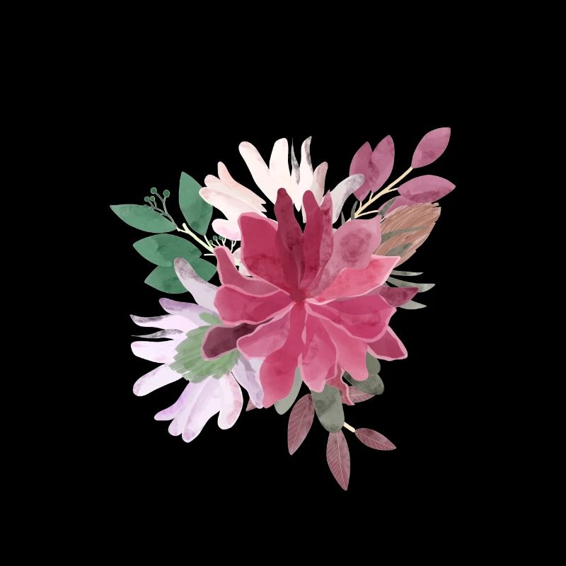 Blumenbuchstabe i